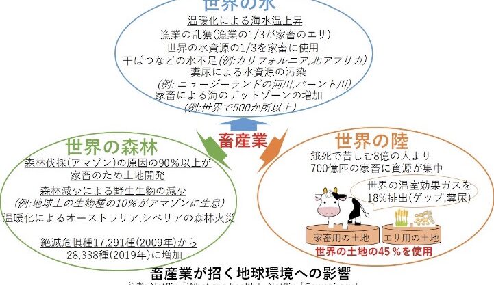 ヴィーガン、環境
