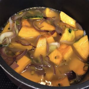 パンプキンスープ、ヴィーガン