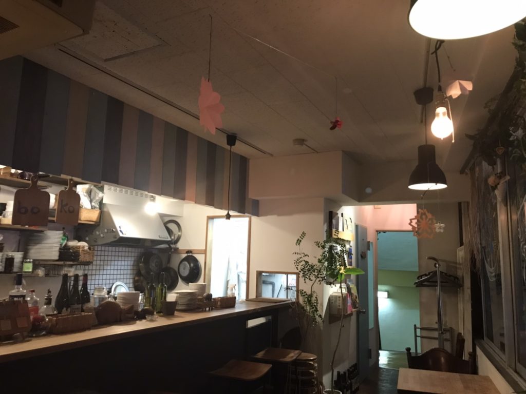 キボコ、店内