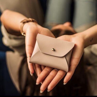 ヴィーガンレザー、財布