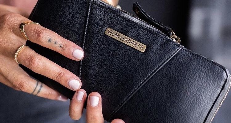 ヴィーガンレザー、財布、革